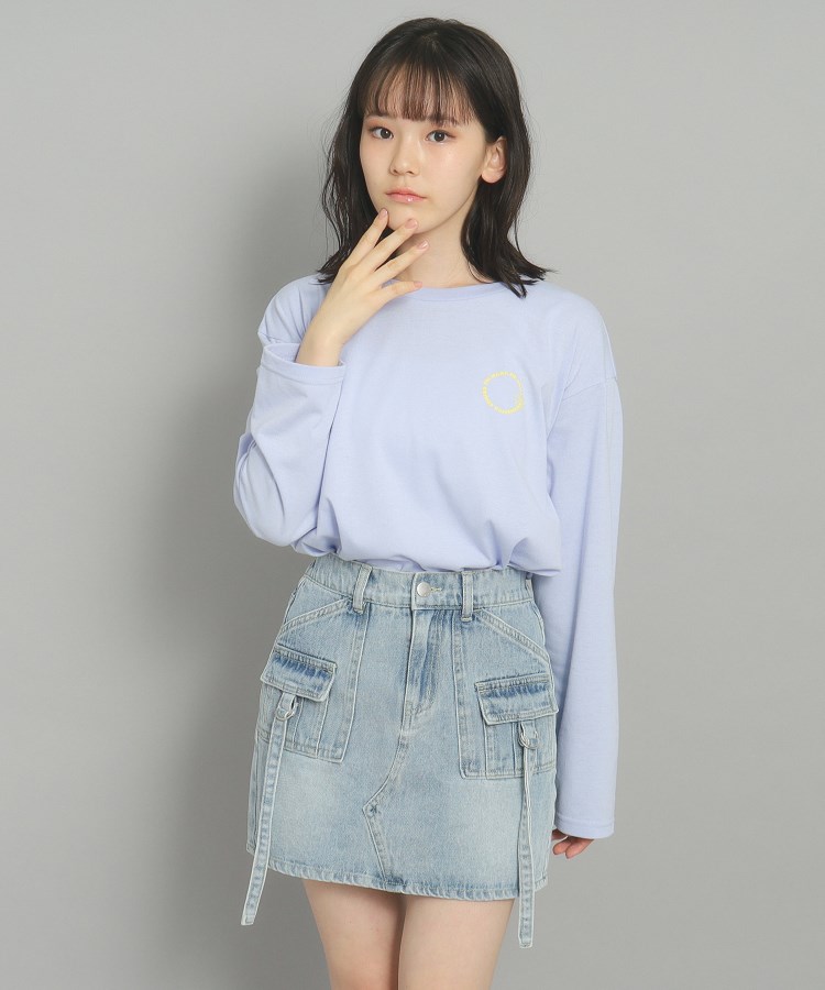 130cmあり】クマちゃんプリント ロンT(Tシャツ) | PINK-latte 130cmあり】クマちゃんプリント ロンT(Tシャツ) | PINK-latte