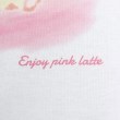 ピンク ラテ(PINK-latte)の【130cmあり】ラグランプリントロンT15