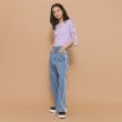 ピンク ラテ(PINK-latte)の【130cmあり】リボン袖ショート丈プルオーバー17