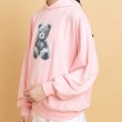 ピンク ラテ(PINK-latte)の【130cmあり／人気シリーズ】クマプリント フードパーカ7