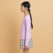 ピンク ラテ(PINK-latte)の【130cmあり】シンプルロゴ刺繍の優秀リブロンT2