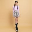ピンク ラテ(PINK-latte)の【130cmあり】シンプルロゴ刺繍の優秀リブロンT16