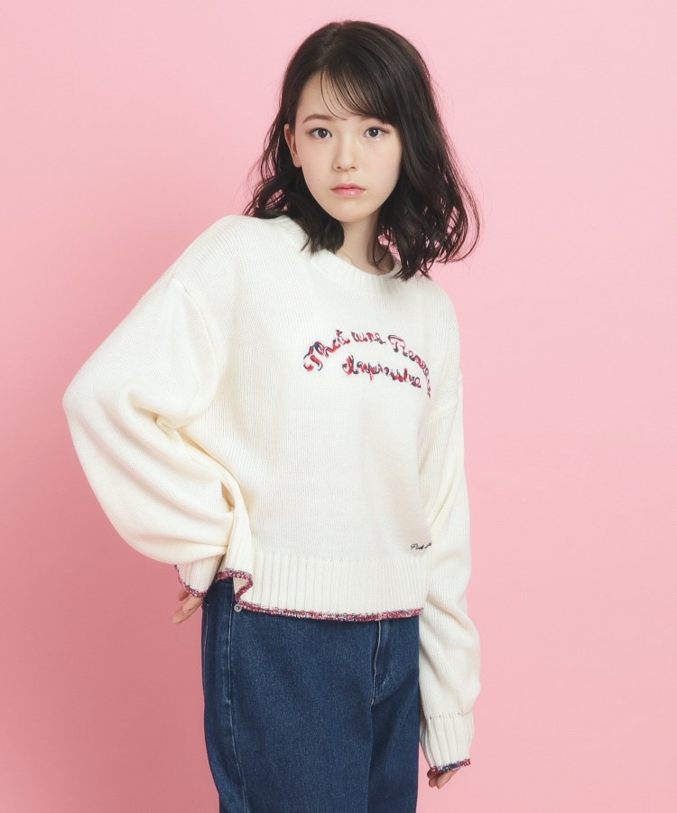 ピンク ラテ(PINK-latte)の冬まで待てない！主役級洗えるニット17