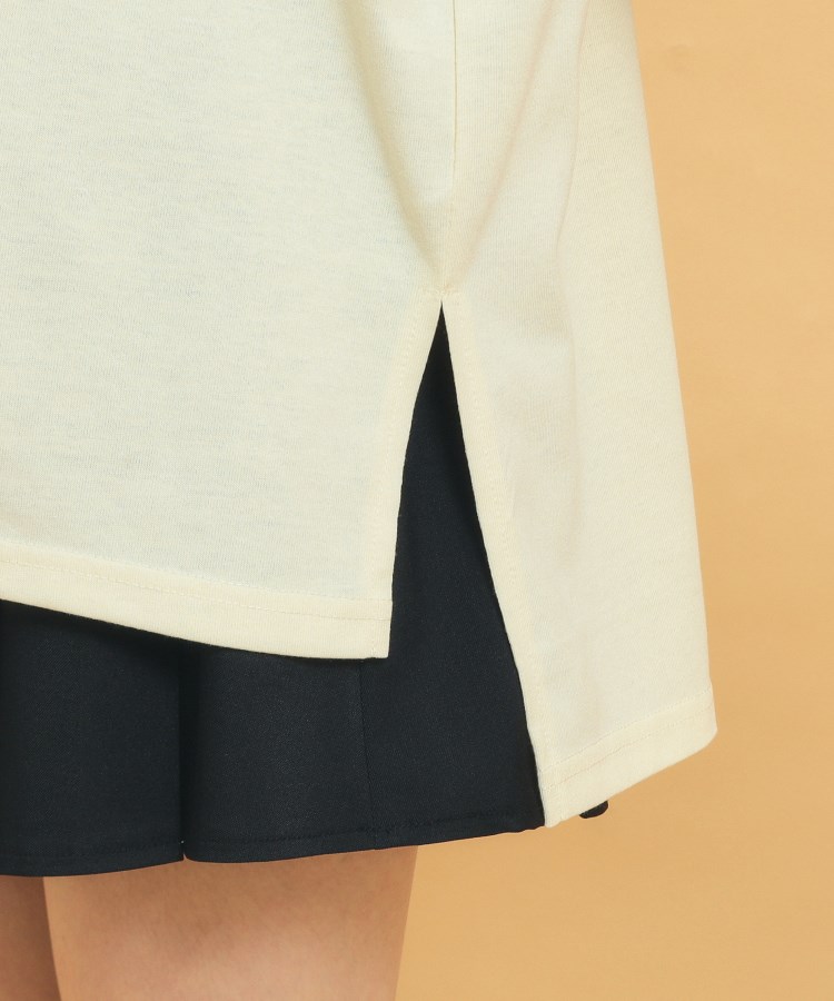 ピンク ラテ(PINK-latte)の衿付きユニフォームロングTシャツ6