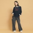 ピンク ラテ(PINK-latte)の衿付きユニフォームロングTシャツ12