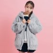 ピンク ラテ(PINK-latte)の【大人気/カラー追加あり】もふもふ エコファーブルゾン23