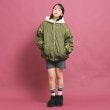 ピンク ラテ(PINK-latte)の【フーディ付き】モコモコ リバーシブルエコファー10