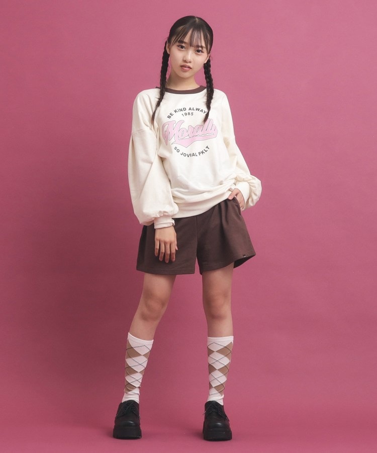 セットアップ】コットンミニ裏毛プルオーバー＆ショートパンツ