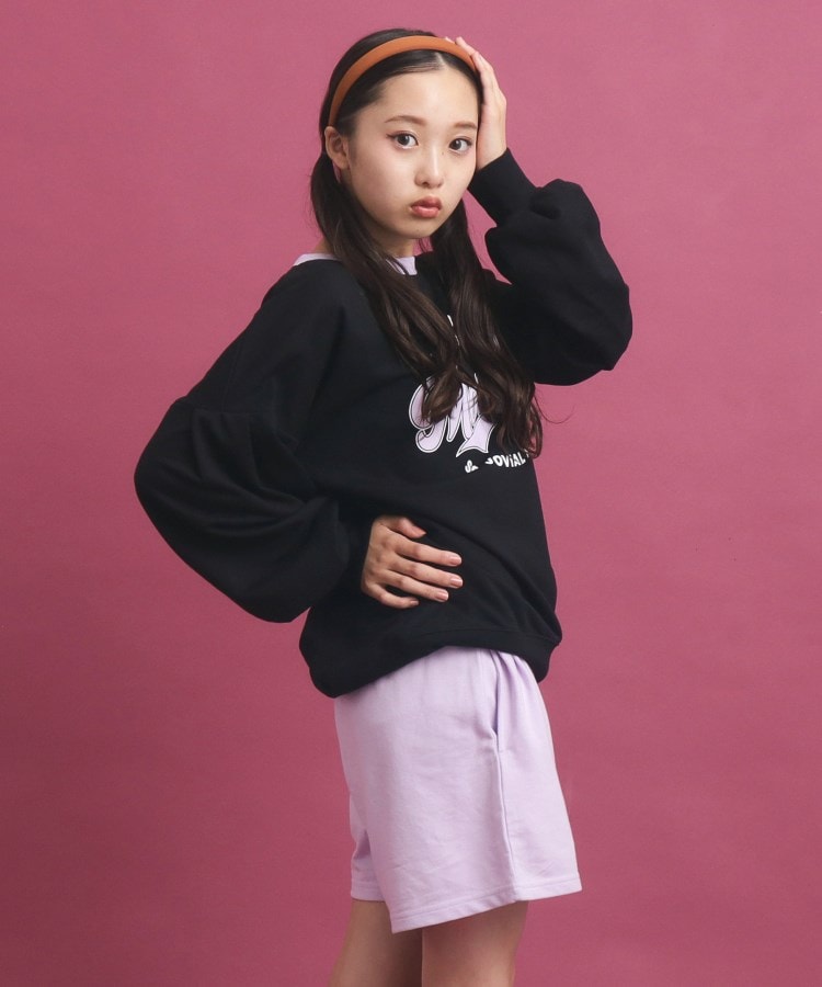 ピンク ラテ(PINK-latte)の【セットアップ】コットンミニ裏毛プルオーバー＆ショートパンツ17