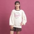 ピンク ラテ(PINK-latte)の【セットアップ】コットンミニ裏毛プルオーバー＆ショートパンツ アイボリー(004)