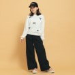ピンク ラテ(PINK-latte)のウエストロゴデザインパンツ7