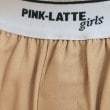 ピンク ラテ(PINK-latte)のウエストロゴデザインパンツ14