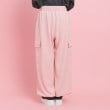 ピンク ラテ(PINK-latte)の【きれい見えシルエット】とろみカーゴパンツ3