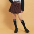 ピンク ラテ(PINK-latte)の【インナー付き】腰巻きネルシャツ風スカート10