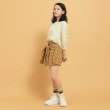 ピンク ラテ(PINK-latte)の【インナー付き】腰巻きネルシャツ風スカート16