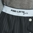 ピンク ラテ(PINK-latte)の【インナー付き】ストライプシャツスカート19