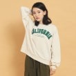 ピンク ラテ(PINK-latte)の【秋冬の必需品】カレッジロゴ裏毛7