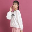 ピンク ラテ(PINK-latte)のリンガー裏毛プルオーバー7