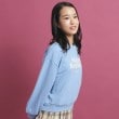 ピンク ラテ(PINK-latte)のリンガー裏毛プルオーバー15