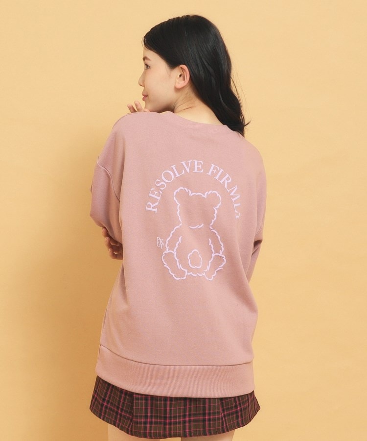 AMS♡mämä様専用☆今季新作 ピンクラテ☆くまプリント裏起毛