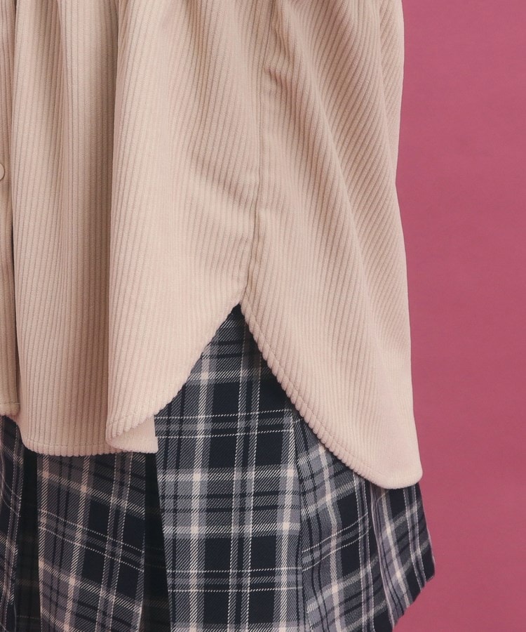 ピンク ラテ(PINK-latte)の惚れかわ シャツレイヤード6