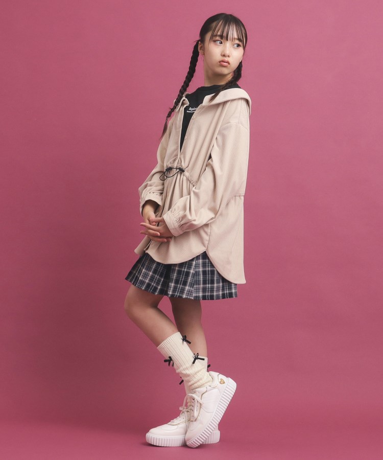 ピンク ラテ(PINK-latte)の惚れかわ シャツレイヤード18