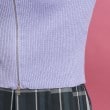 ピンク ラテ(PINK-latte)の【セットアップあり】ジップリブニット6