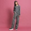 ピンク ラテ(PINK-latte)の【セットアップあり】ジップリブニット10