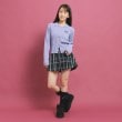 ピンク ラテ(PINK-latte)の【セットアップあり】ジップリブニット14