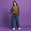 ピンク ラテ(PINK-latte)のリボン立体刺繍裏起毛プルオーバー17