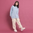 ピンク ラテ(PINK-latte)の【定番】袖レースアップ フード付きプルオーバー14