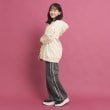 ピンク ラテ(PINK-latte)の【定番】袖レースアップ フード付きプルオーバー17