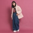 ピンク ラテ(PINK-latte)の【2WAY】 中綿マルチショートコート20
