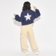 ピンク ラテ(PINK-latte)のハーフZIPバックスタープルオーバー14