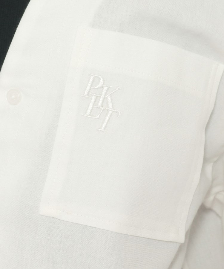 ピンク ラテ(PINK-latte)の重ね着見えデザインシャツ6