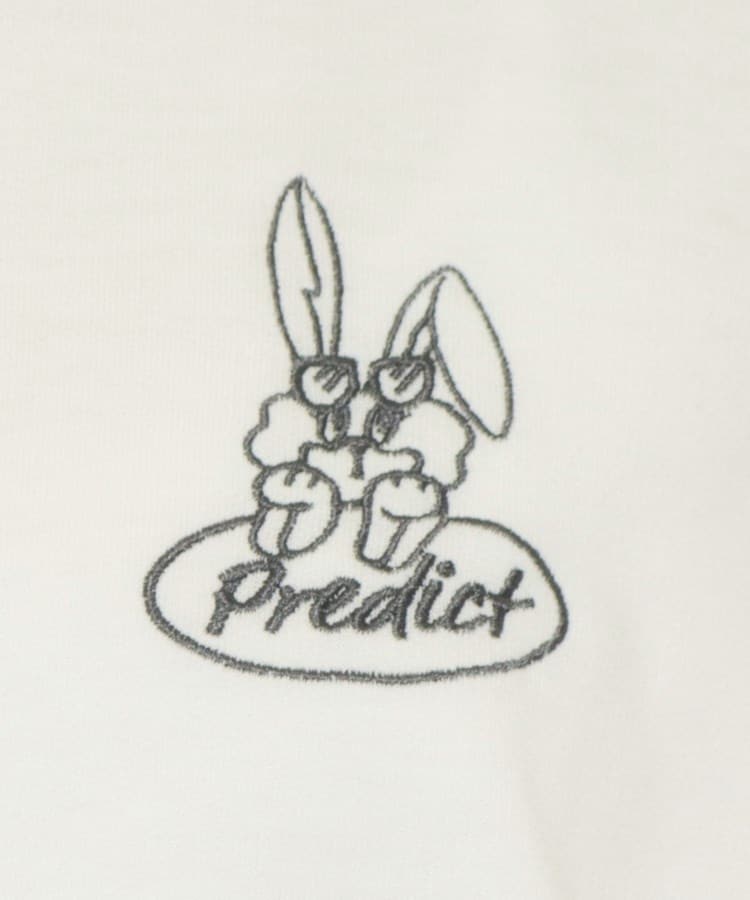 ピンク ラテ(PINK-latte)のドロスト裾ワッペンデザインロングTシャツ4