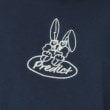 ピンク ラテ(PINK-latte)のドロスト裾ワッペンデザインロングTシャツ8