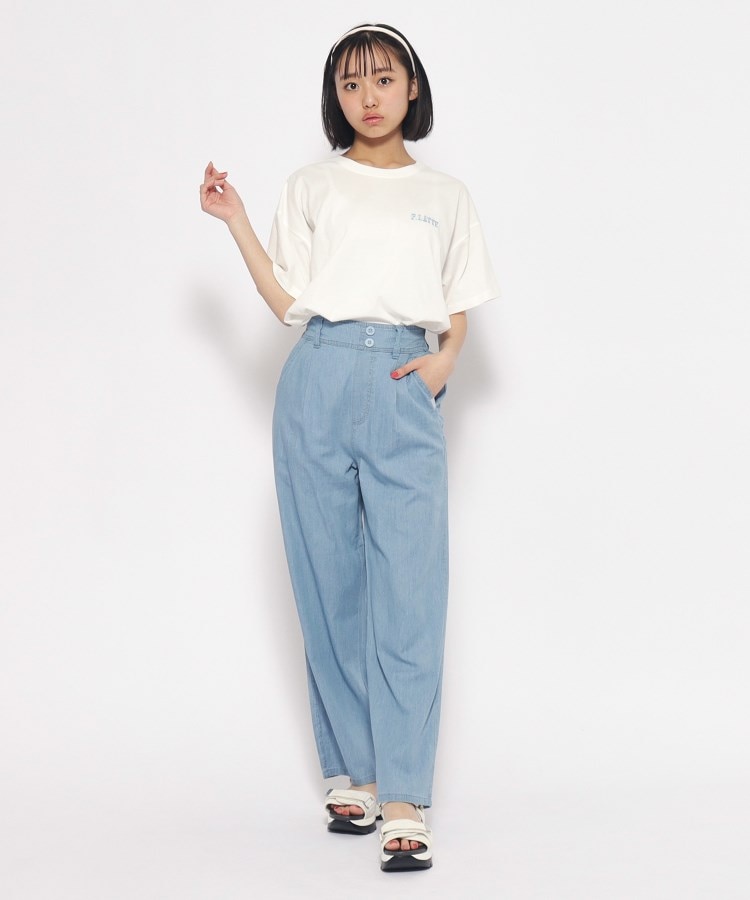 大人気】さらっと軽いワイドパンツ(フルレングスパンツ 大人気】さらっと軽いワイドパンツ(フルレングスパンツ