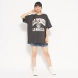 ピンク ラテ(PINK-latte)の【綿100％】定番人気カレッジロゴチュニックTシャツ15