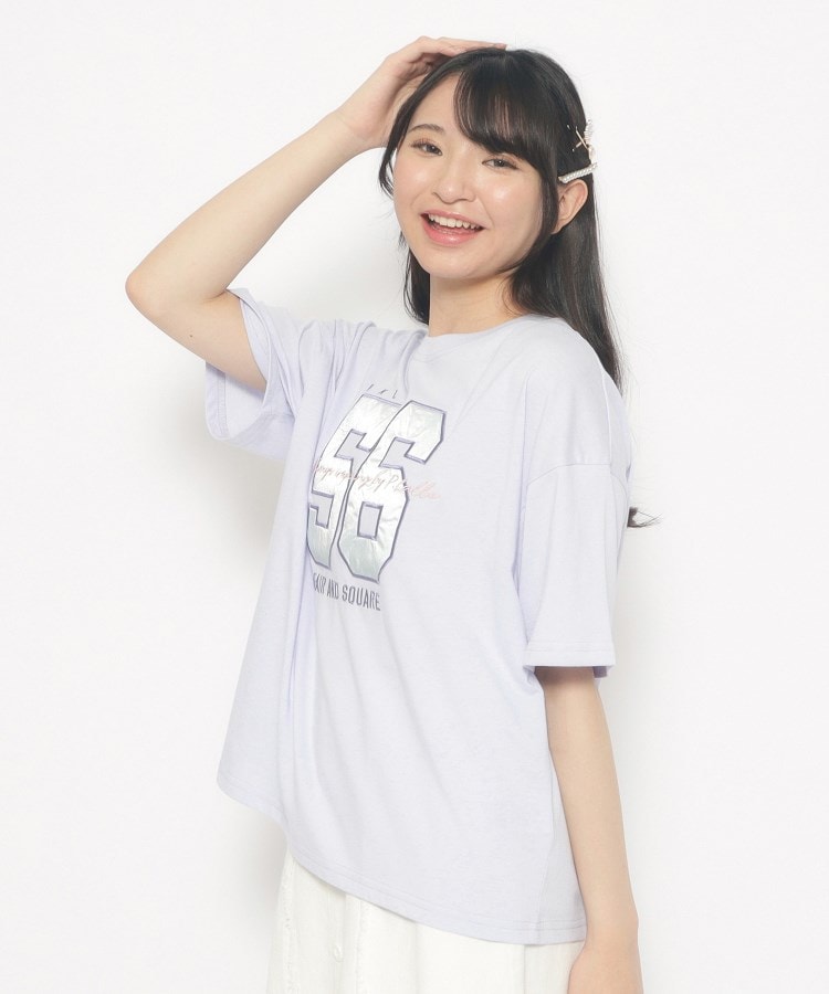 サテンアップリケアソートTシャツ(Tシャツ) | PINK-latte サテンアップリケアソートTシャツ(Tシャツ) | PINK-latte