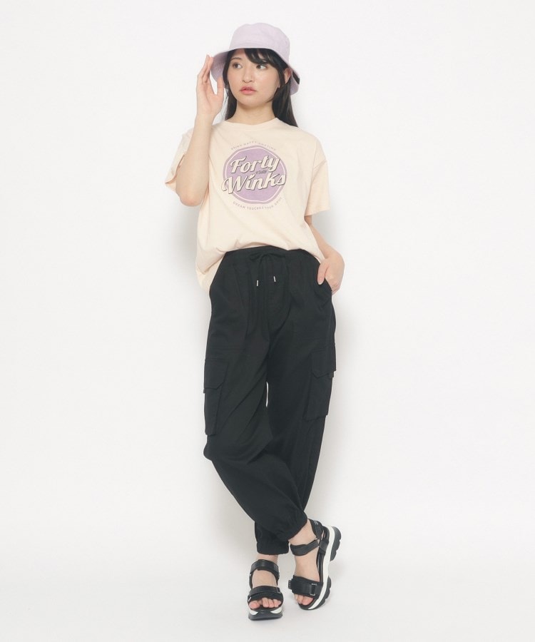 ピンク ラテ(PINK-latte)の【130cmあり】サークルロゴTシャツ7