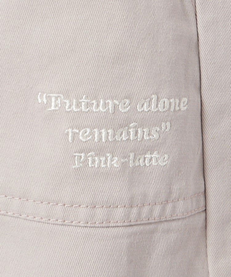 ピンク ラテ(PINK-latte)の【130㎝あり/アジャスターあり】前ボタンスカート4