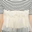 ピンク ラテ(PINK-latte)のチュールドッキングTシャツ[半袖]18
