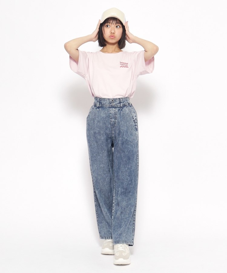 ピンク ラテ(PINK-latte)の【接触冷感機能付き】チェリーTシャツ11