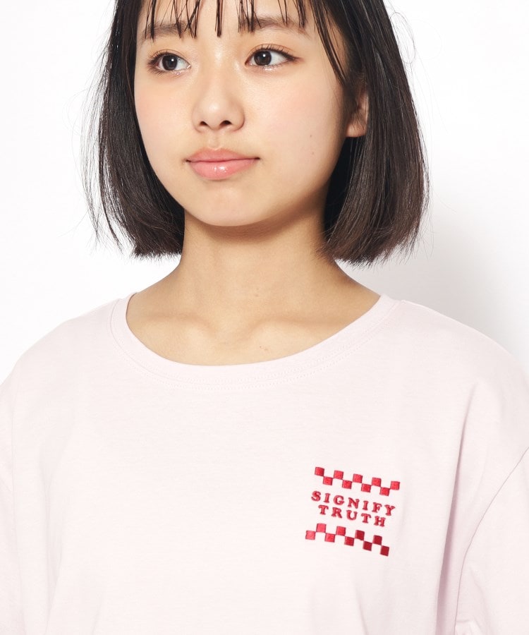 ピンク ラテ(PINK-latte)の【接触冷感機能付き】チェリーTシャツ16