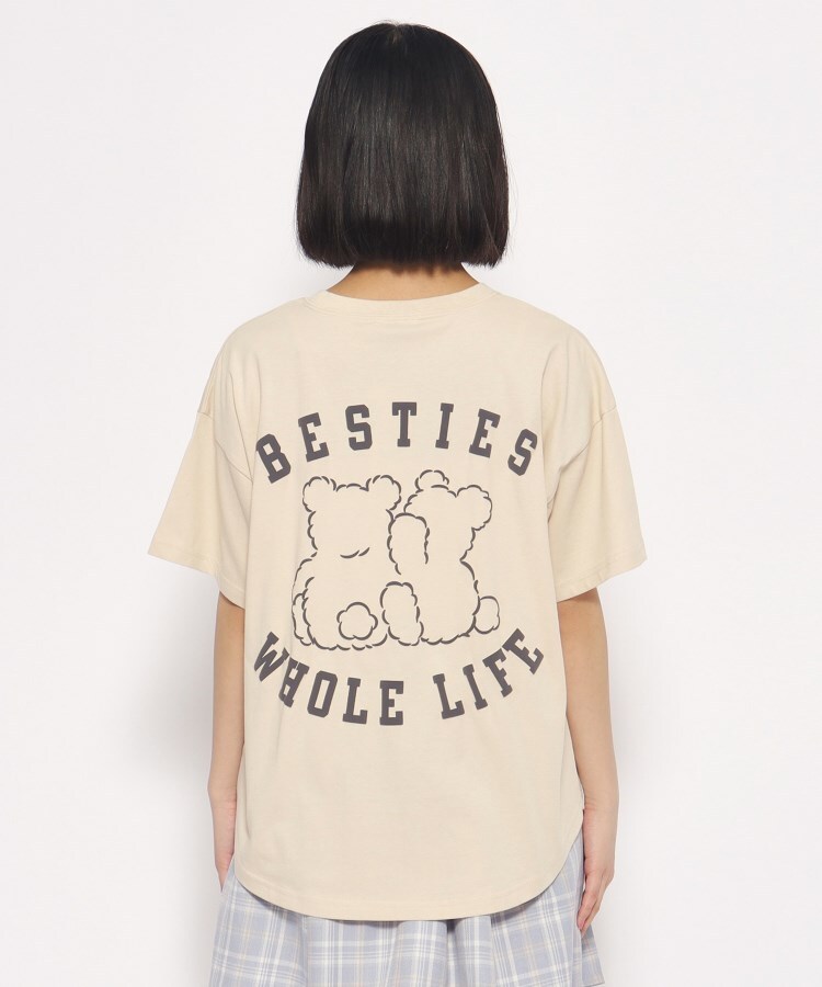 ピンク ラテ(PINK-latte)の【接触冷感】クマちゃんTシャツ15