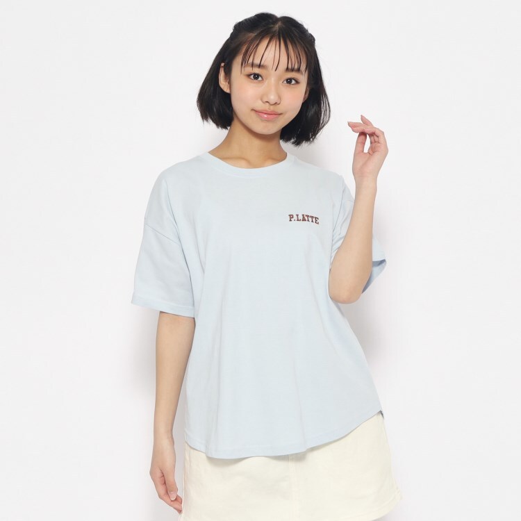 ピンク ラテ(PINK-latte)の【接触冷感】クマちゃんTシャツ Ｔシャツ