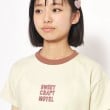 ピンク ラテ(PINK-latte)のリンガー配色コンパクトTシャツ16