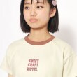 ピンク ラテ(PINK-latte)のリンガー配色コンパクトTシャツ16