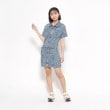 ピンク ラテ(PINK-latte)の2wayフロントジップ デニムワンピース7